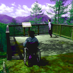 櫛形山北岳デッキ